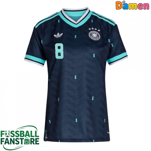 Deutschland Leon Goretzka #8 Replik Auswärtstrikot Damen WM 2026 Kurzarm